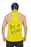 Neon Yellow Small Logo Performance Stringer