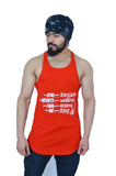 Rising Red & White Spartan Quote Arc Stringer