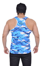 Storm Blue Camouflage Big Logo Stringer
