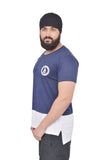 Navy Blue Dual Drop T-Shirt