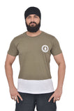 Olive Green Dual Drop T-Shirt