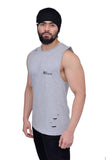 Platinum Grey Oversized Cutoff (Distressed)