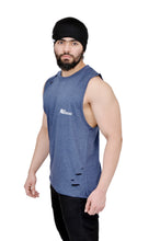 Duke Blue Oversized Cutoff (Distressed)