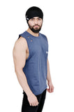 Duke Blue Oversized Cutoff (Distressed)