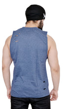 Duke Blue Oversized Cutoff (Distressed)