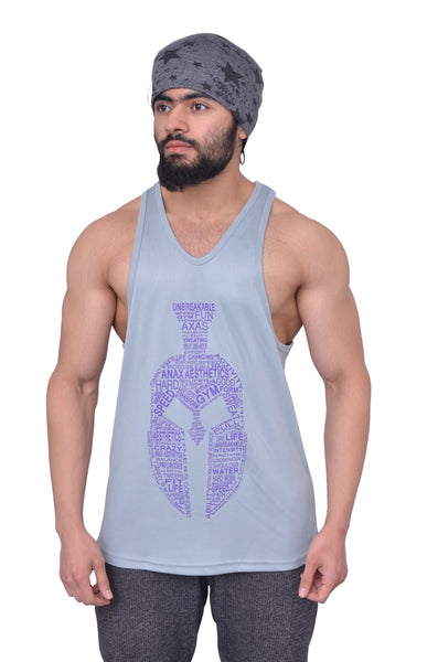 Silver Typography Performance Stringer